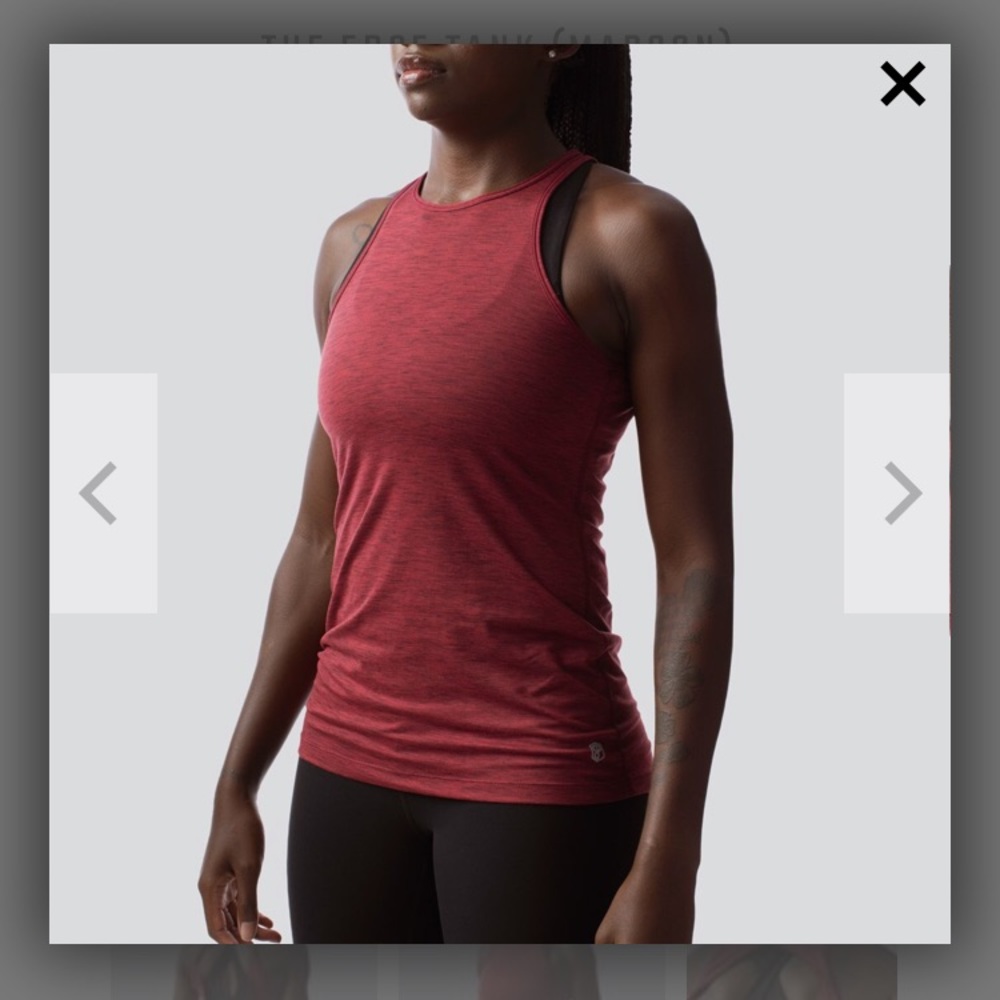 Born Primitive Edge tank in maroon